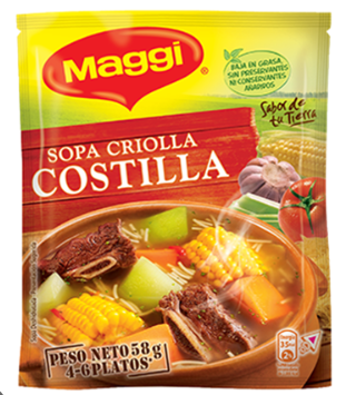 SOPA CRIOLLA COSTILLA  MAGGI