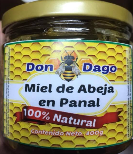 MIEL DE ABEJA EN PANAL DON DAGO  400 ML 