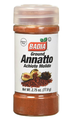 ACHIOTE MOLIDO FRASCO 77.9G BADIA