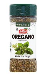 OREGANO ENTERO ORGANICO FRASCO 21.3 G BADIA