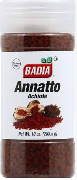 ACHIOTE GRANO FRASCO 28G BADIA