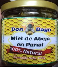 [1061] MIEL DE ABEJA EN PANAL DON DAGO  400 ML 